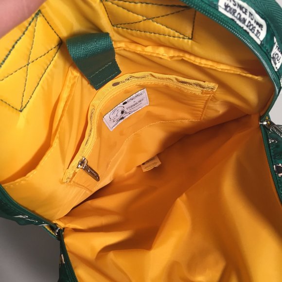 Lesportsac Peanuts Snoopy Route Backpack Green - Picture 7 of 8